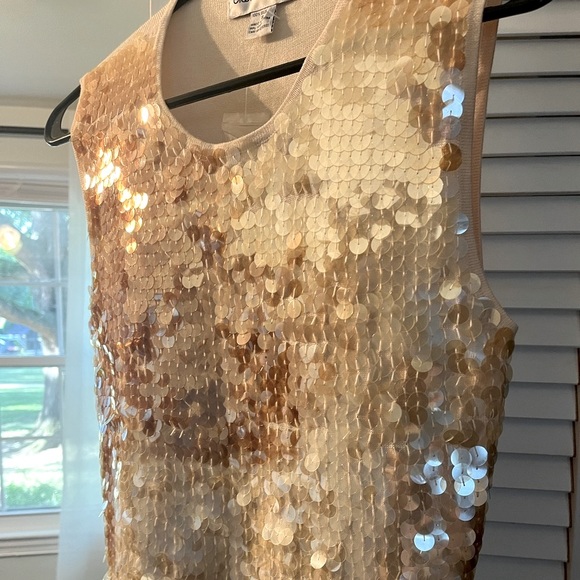 100 percent Silk and Sequin Sweater - Picture 2 of 4